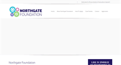 Desktop Screenshot of northgatefoundation.org